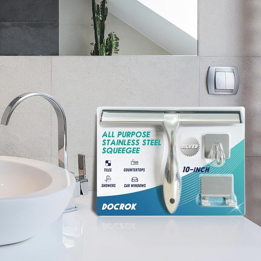 Ettore Window Squeegee: A Lightweight Glass Cleaning Tool for Streak-Free Everyday Use