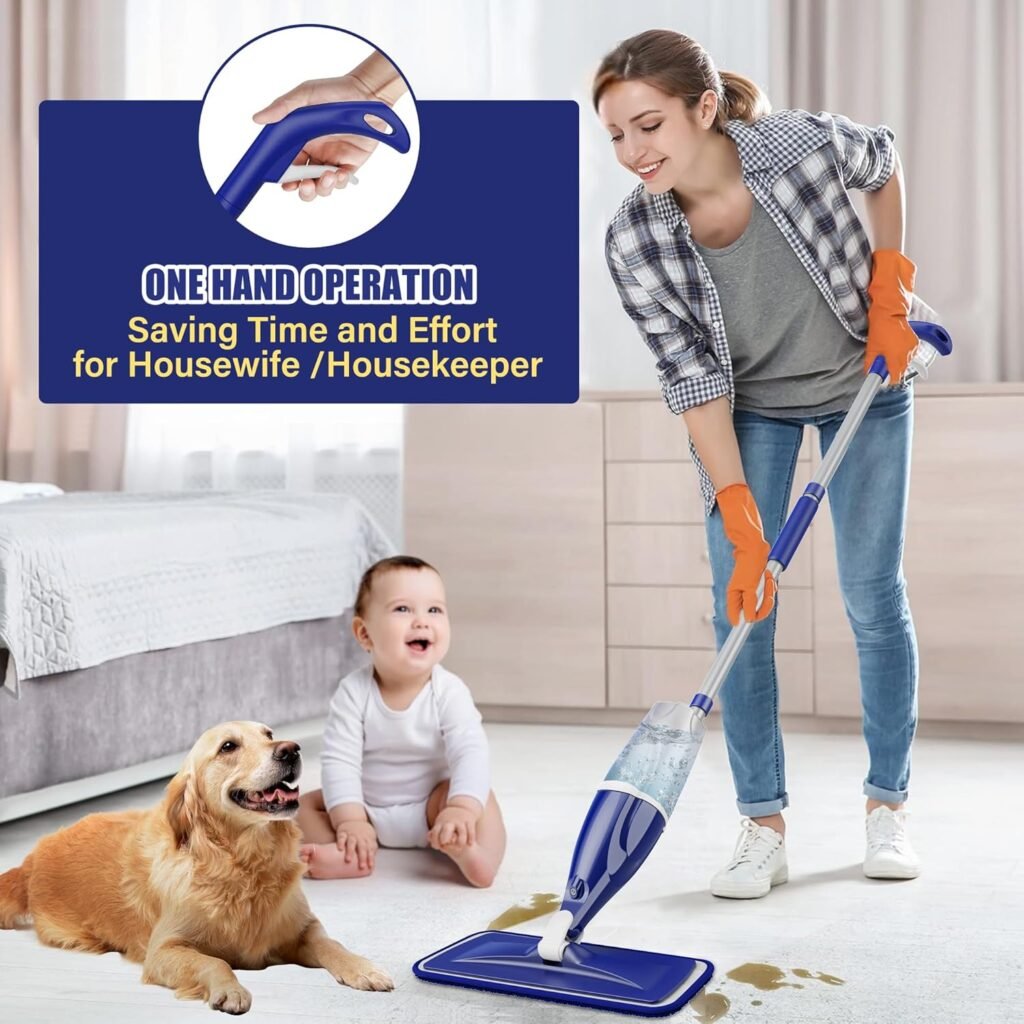 Microfiber Spray Mop: A Refillable Floor Cleaner for Quick Everyday Messes