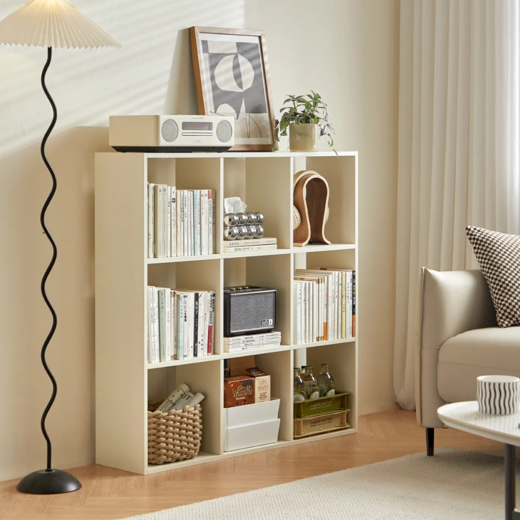 9-Cube Storage Bookshelf: A Simple Shelf for a Tidier Home