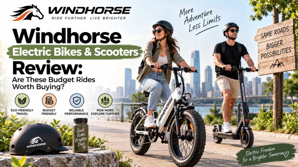 Windhorse Electric Bikes & Scooters Review: Are These Budget Rides Worth Buying?